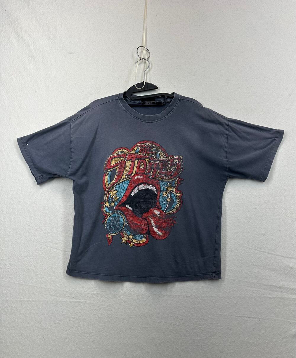 Rolling Stones Weathered Some Girls T-Shirt SZ M Rockerchic Music
